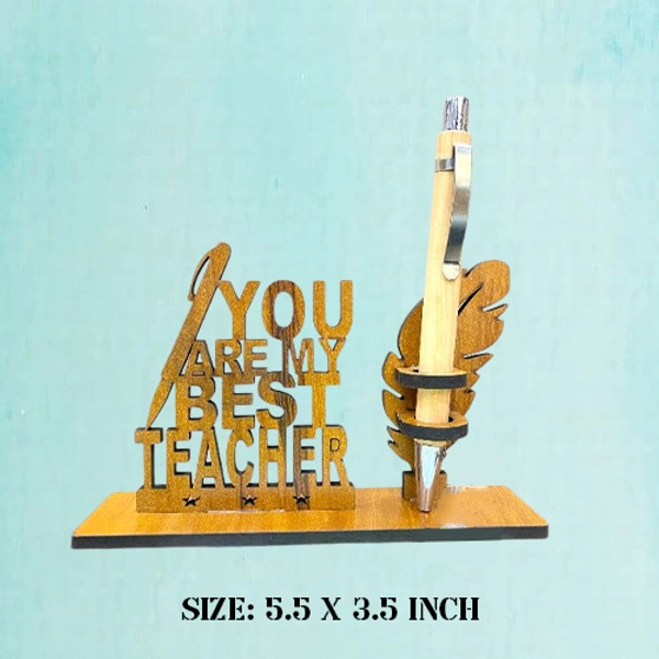 My Album Zone Teacher's Day Pen Stand Table Frame - 5.5x3.5" Inch