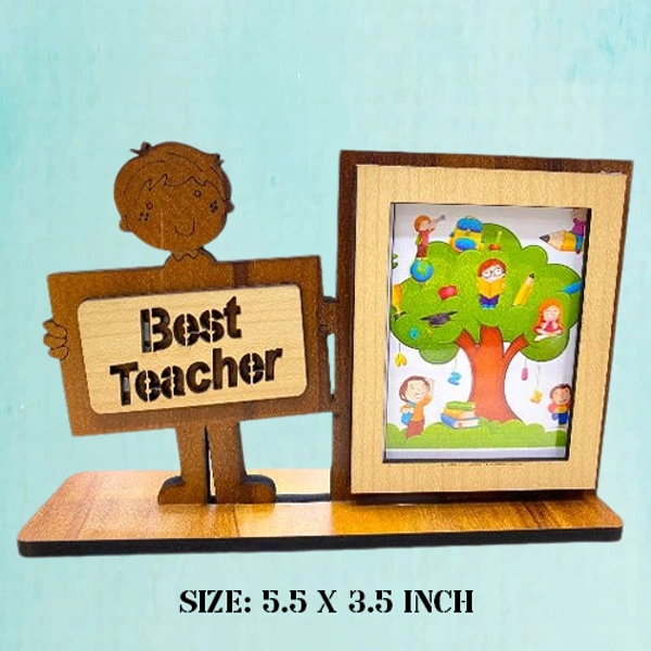 My Album Zone Teacher's Day Photo Printed Table Frame - 5.5x3.5" Inch