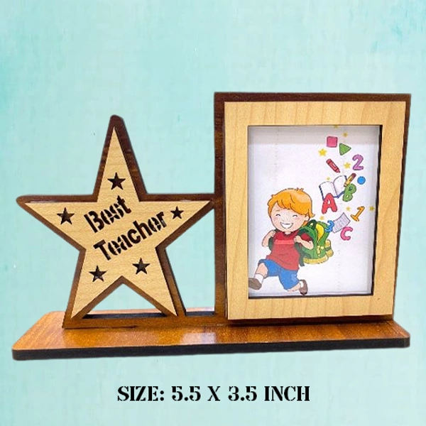 My Album Zone Teacher's Day Photo Printed Table Frame - 5.5x3.5" Inch