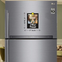 My Album Zone MDF Fridge Magnet - Best Friends
