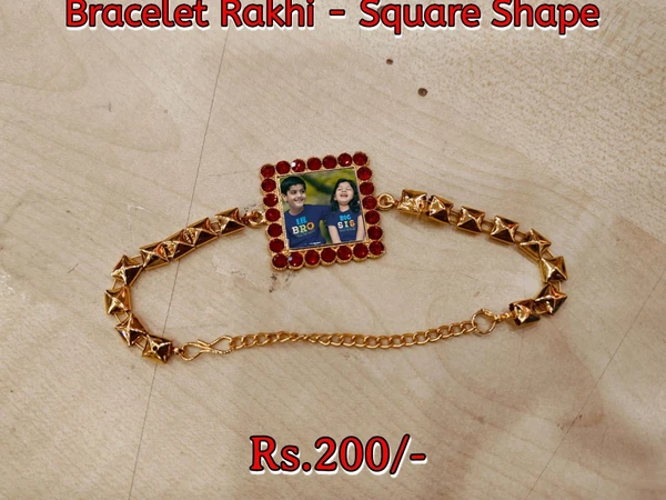 Bracelet Rakhi - Square