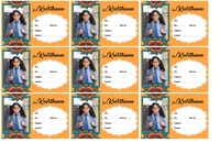 Customized School Book Stickers - MAZ02
