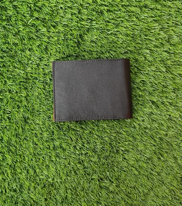Flap Wallet - Black & Tan