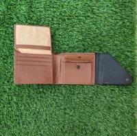 Flap Wallet - Tan & Black