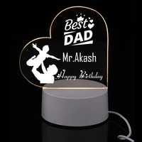 BEST DAD - 3D Illusion Acrylic - Single LED