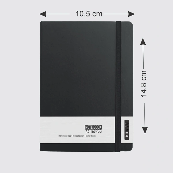 Lined Journal Notebook Diary - White Color