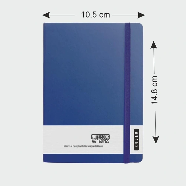 Lined Journal Notebook Diary - Blue Color