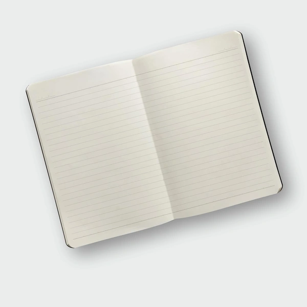 Lined Journal Notebook Diary - White Color
