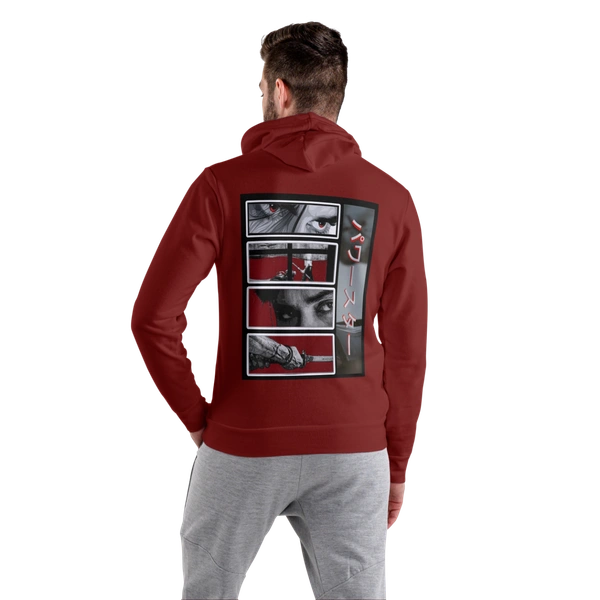 Maroon Color Hoodie with Cap - OG017 - Small Size