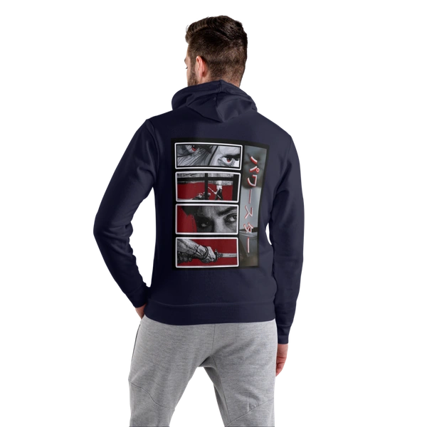 Navy Color Hoodie with Cap - OG018 - Small Size
