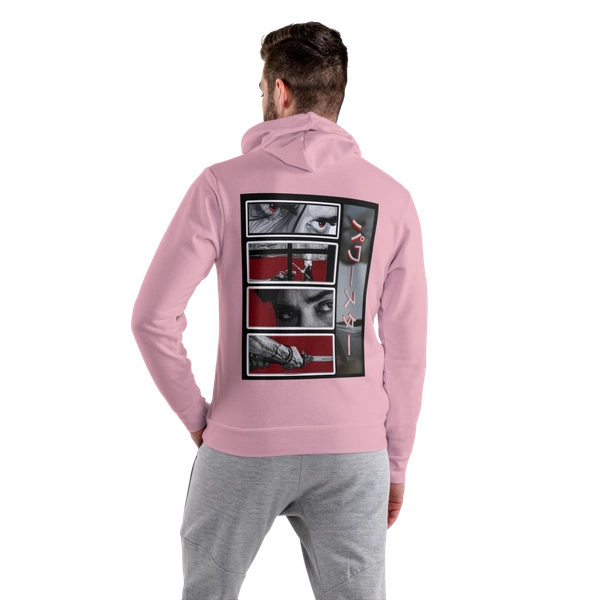 Pink Color Hoodie with Cap - OG019 - Small Size