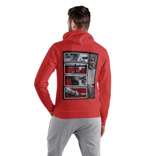 Red Color Hoodie with Cap - OG020 - Small Size