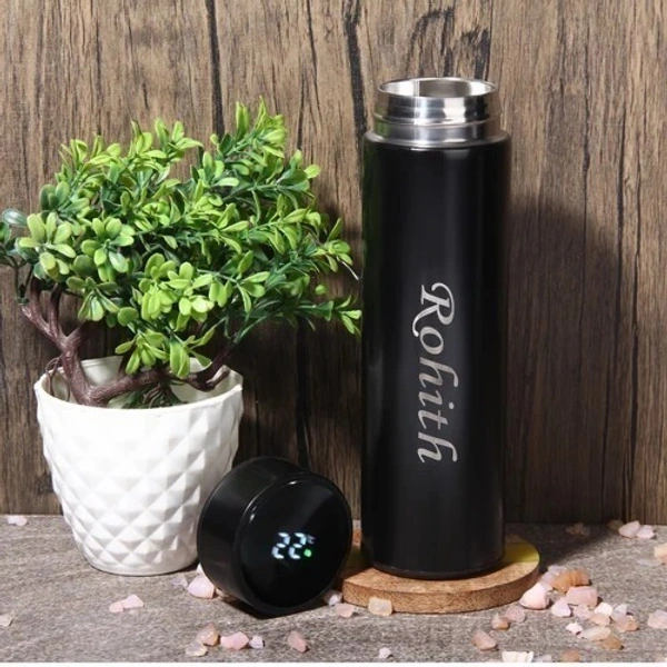 Personalized LED Temperature Display Bottle - 1000 Qty