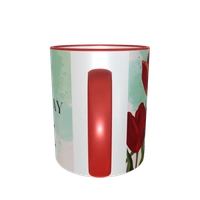 Women's Day Mug - 3 Tone Red Color