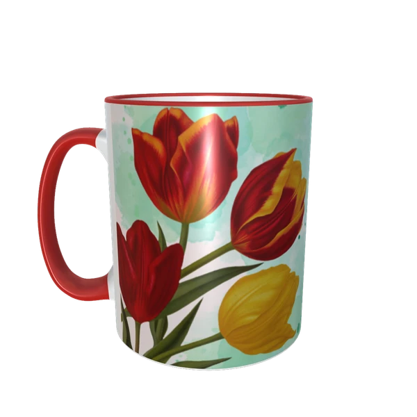 Women's Day Mug - 3 Tone Red Color