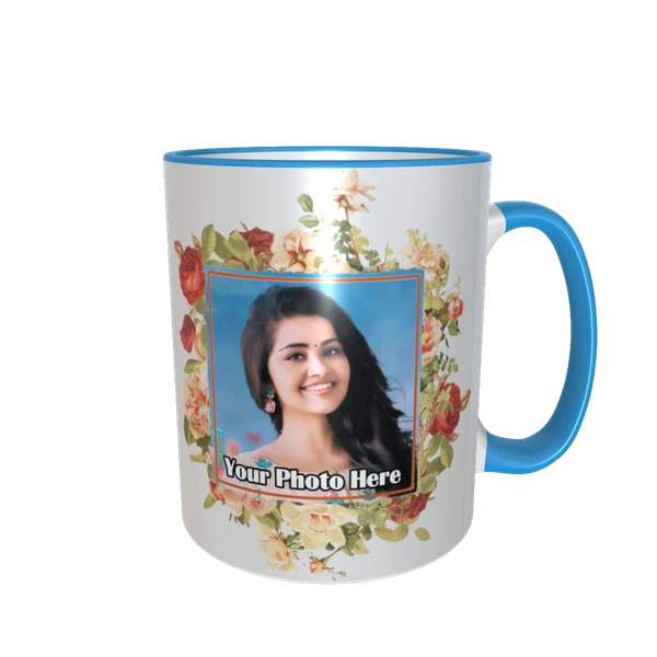 Women's Day Mug - 3 Tone Blue Color