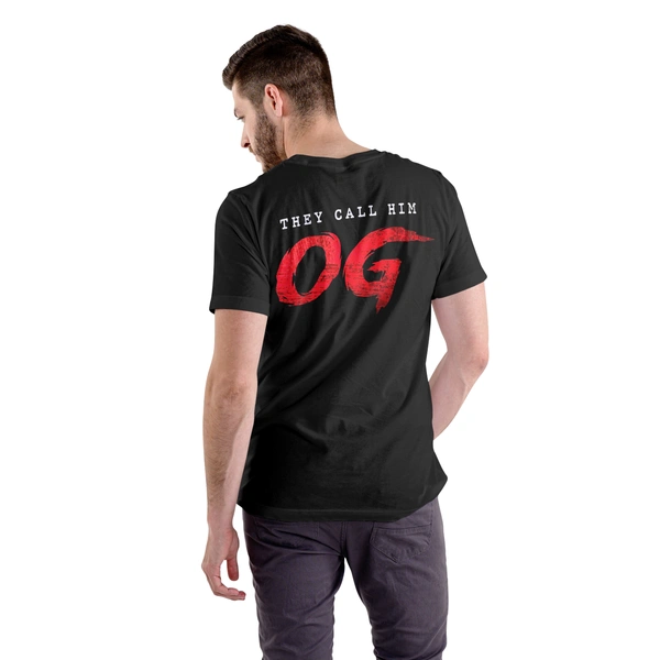 OG - Black Polyester Tshirt - OG003 - Small
