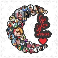 My Album Zone MDF Wall Collage Frame - Moon