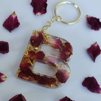 My Album Zone Resin Keychain - Alphabet B