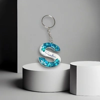 My Album Zone Resin Keychain - Alphabet S