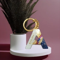 My Album Zone Resin Keychain - Alphabet A