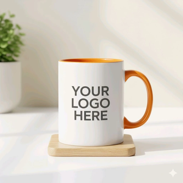 3 Tone - Orange - Inner & Handle Color Mugs - Regular Price