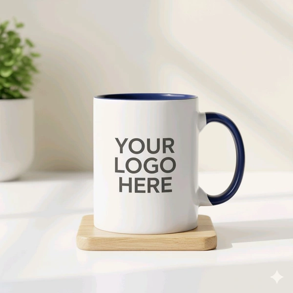 3 Tone - Dark Blue - Inner & Handle Color Mugs - Regular Price