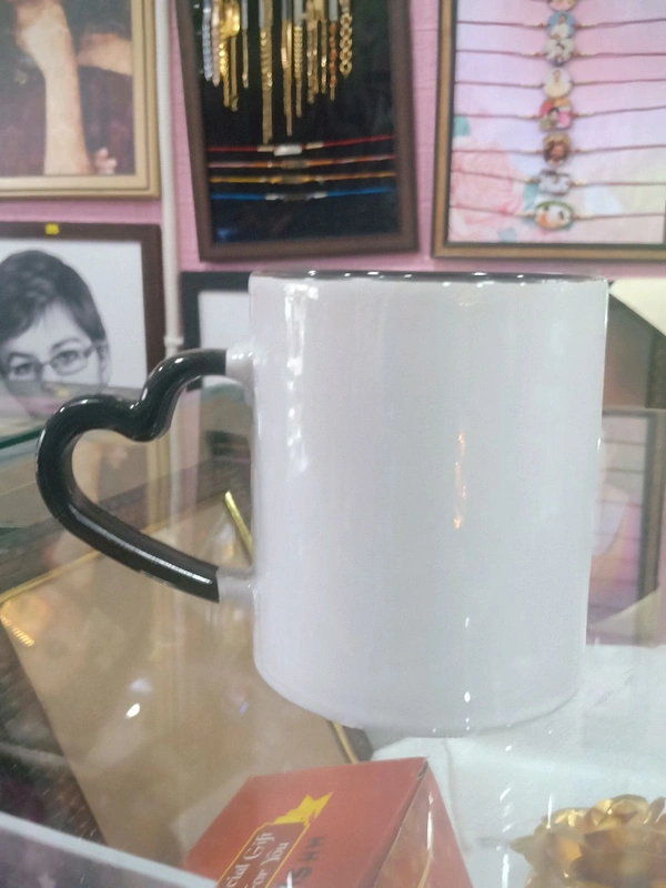 3 Tone - Black - Inner & Heart Handle Color Mugs - Regular Price