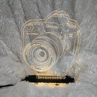 Personalised Camera Acrylic Frame - Single LED  - Regular Price