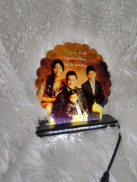 Round Flower - Sublimation Acrylic LED Table Frame - Regular Price