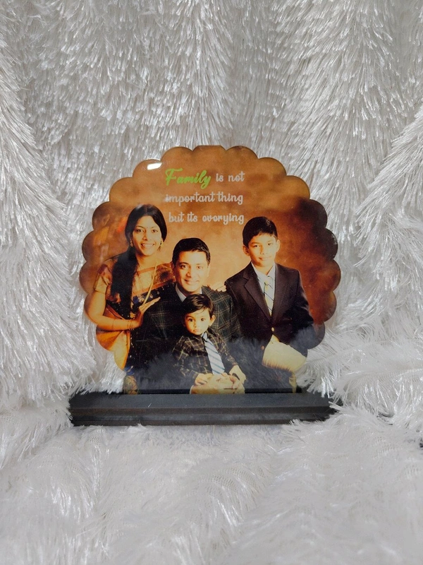 Round Flower - Sublimation Acrylic LED Table Frame - Regular Price