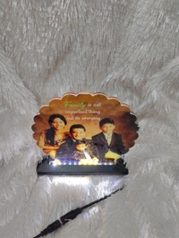 Round Flower - Sublimation Acrylic LED Table Frame - Regular Price