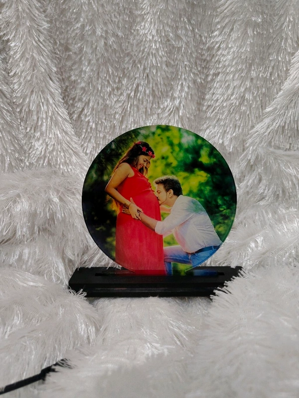 Round / Circle - Sublimation Acrylic LED Table Frame - Regular Price
