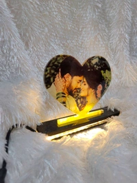 Heart  - Sublimation Acrylic LED Table Frame - Regular Price