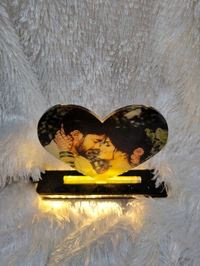 Heart  - Sublimation Acrylic LED Table Frame - Regular Price