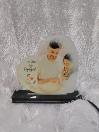 Side Heart  - Sublimation Acrylic LED Table Frame - Regular Price