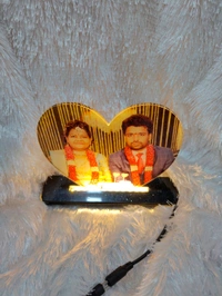Wide Heart  - Sublimation Acrylic LED Table Frame - Regular Price