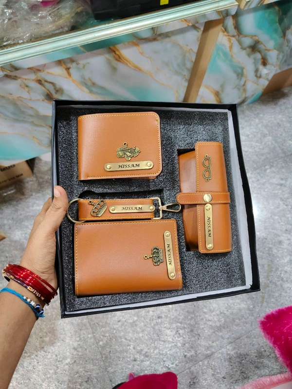Gents 4 pc Wallet Combo - Tan Brown - Regular Price
