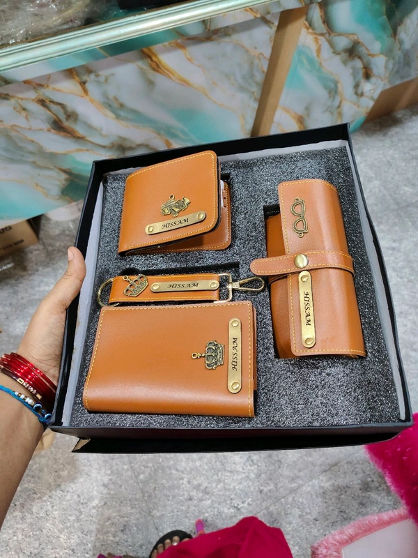 Gents 4 pc Wallet Combo - Tan Brown - Regular Price