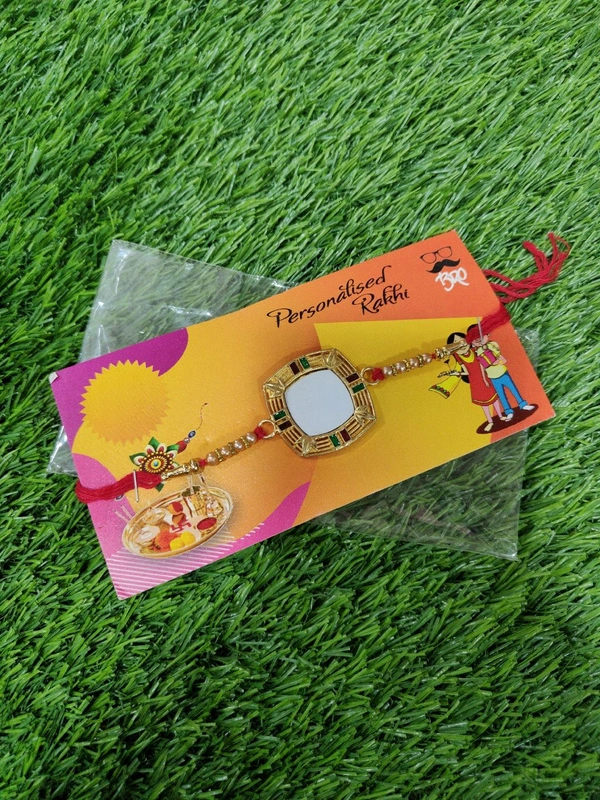2002 - Metal Photo Printed Rakhi