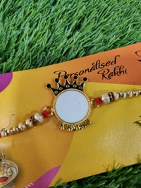 1825 - Metal Photo Printed Rakhi