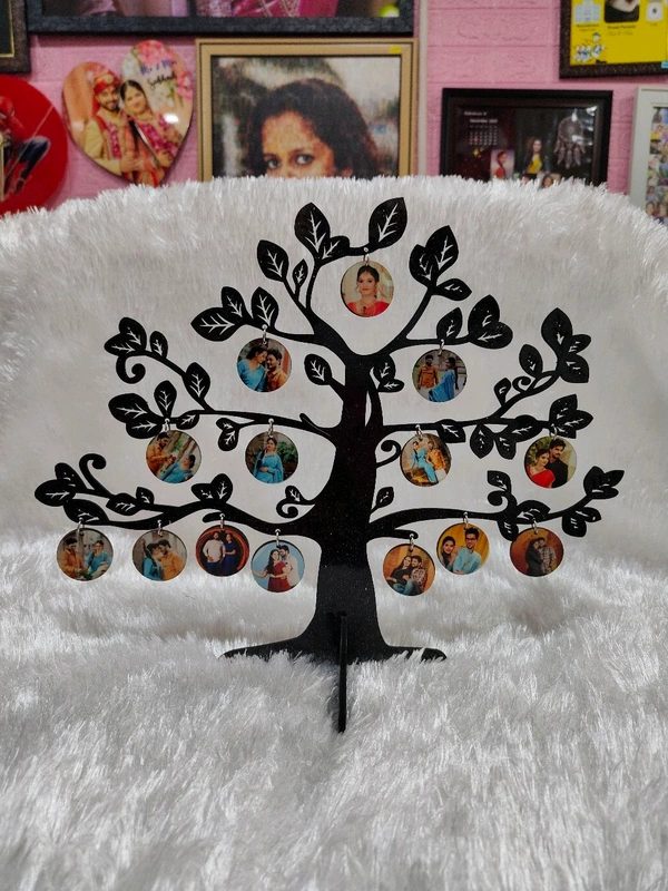 Dream Tree With 30 Photos - MDF Collage Table Frame - Regular Price