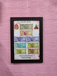 Money Or Currency Arranged Frame - 12x18 Inches - Regular Price