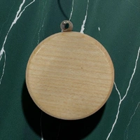 Round Shape - Wooden Engraving Keychain - Member Price