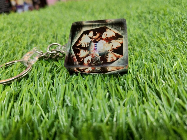 Acrylic Keychain -square,Heart,Circle, Rectangle
