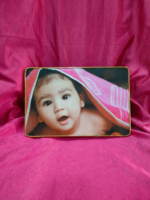 8x12" Inch Golden Beeding Photo Frame - 3D Laminated
