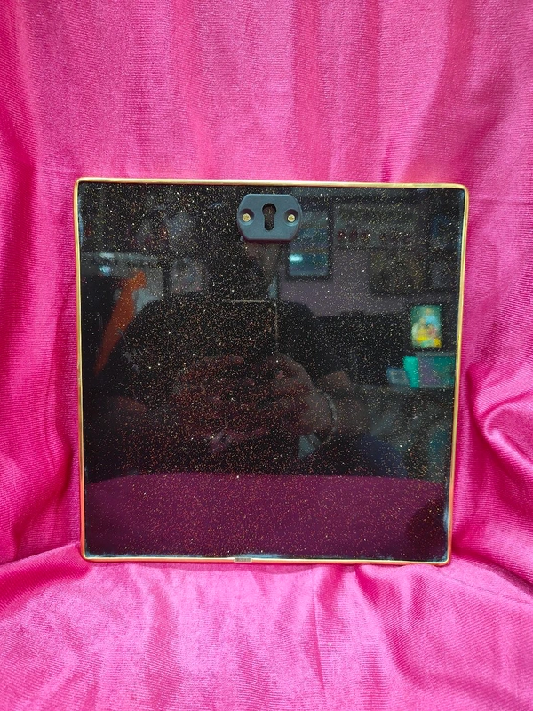 8x8" Inch Square - Golden Beeding Photo Frame - 3D Laminated