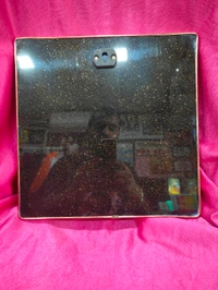 15x15" Inch Square - Golden Beeding Photo Frame - Matte Paper