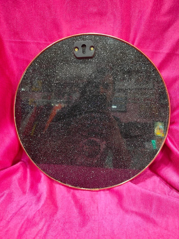 15x15" Inch Round - Golden Beeding Photo Frame - 3D Laminated