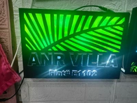Box Type LED Designer House Name Board 